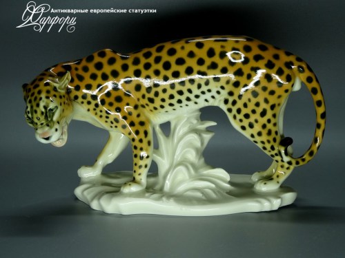 Купить фарфоровые статуэтки KARL ENS, Леопард, Германия